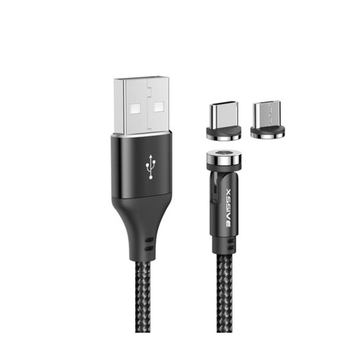 Magnetisches Kabel für USB-C und Micro Lade- und Synchronisationskabel