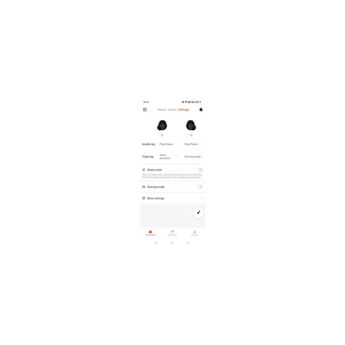 BT 5.1 Wireless Ohrhörer USB-C-Eingang Weiß