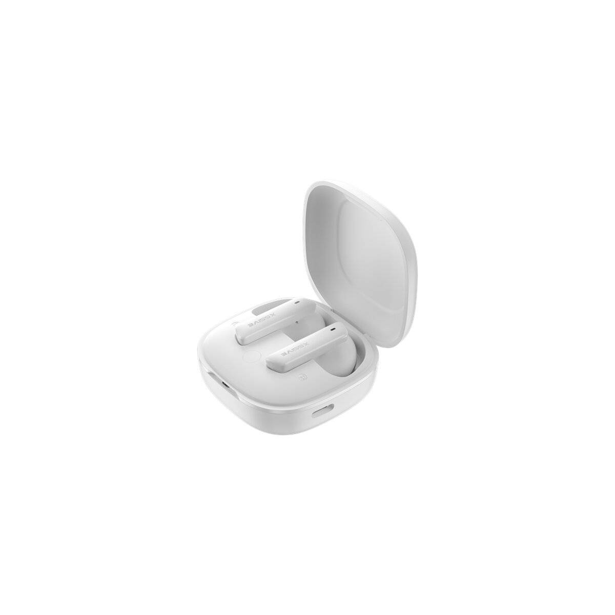 BT 5.1 Wireless In Ear Ohrhörer USB-C-Eingang Pure Bass Weiß