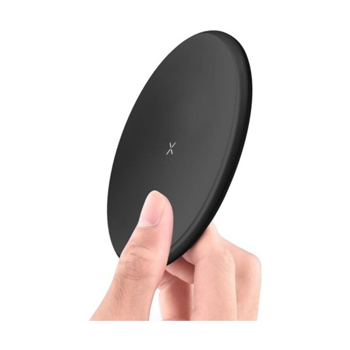 15W Universal Kabelloses Lade-Tischpad für Android und iOS Schwarz