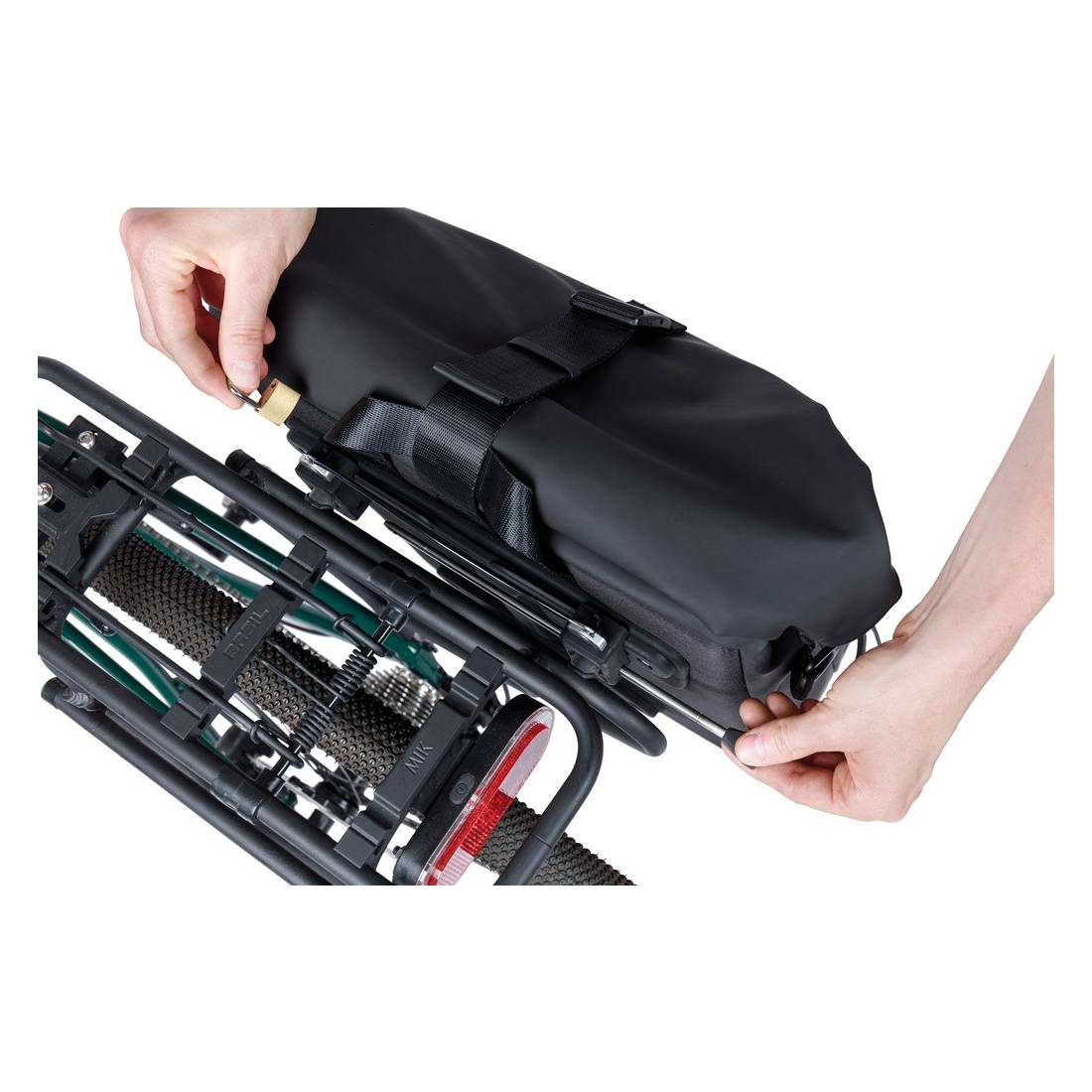 Basil Verschluss-Stift MIK Side Lock Pin schwarz, inkl. Vorhängeschloss, schwarz