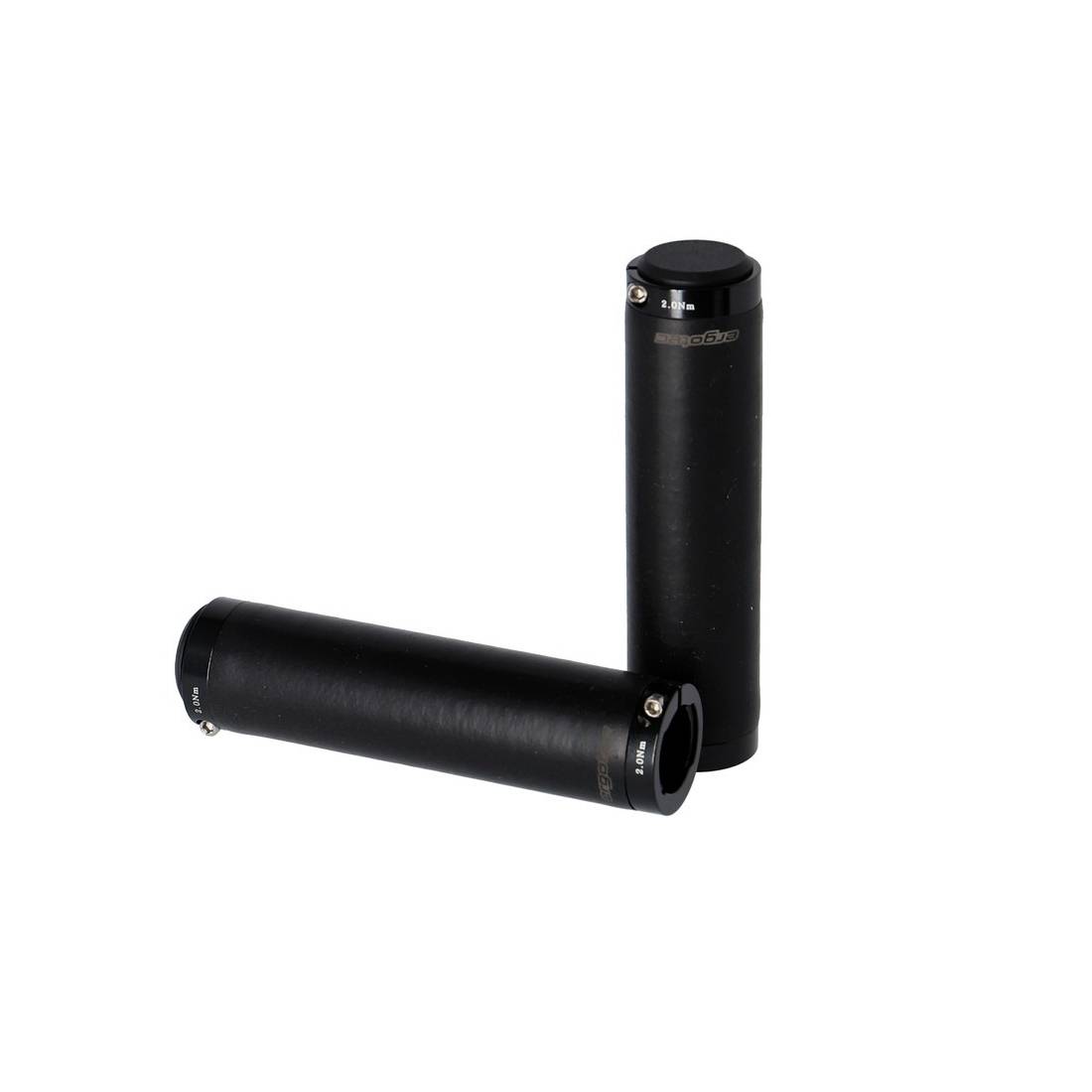 ergotec 61666001 MTB / ATB Schraub-Griffe "Bilbao", Silicon und Alu, 130 mm, Ø 22 mm, schwarz (1 Paar)