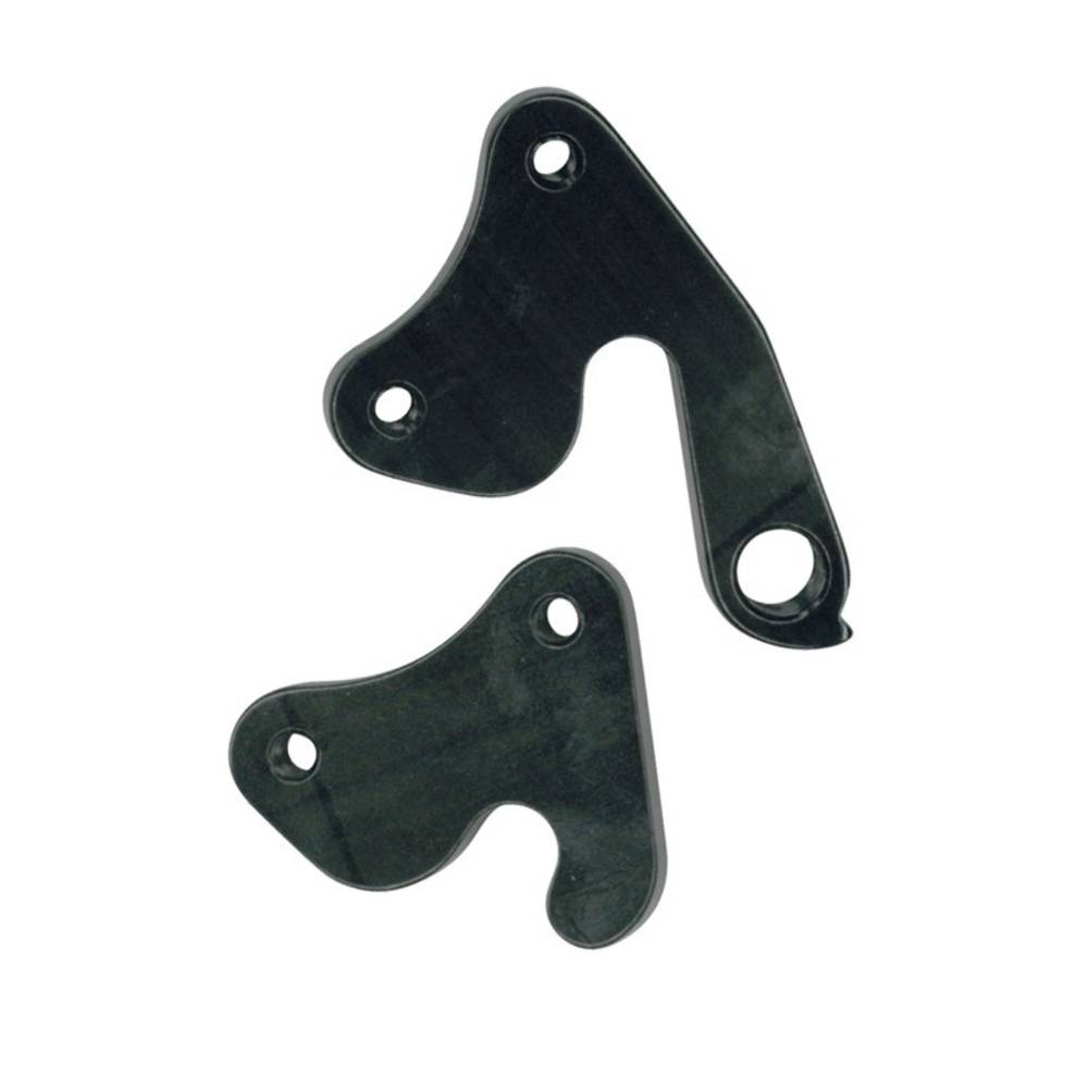 XLC DO-A19 Schaltauge für Sinus ab 2015, Aluminium, schwarz oder silber, 2-teilig (Farbe zufällig, 1 Set)