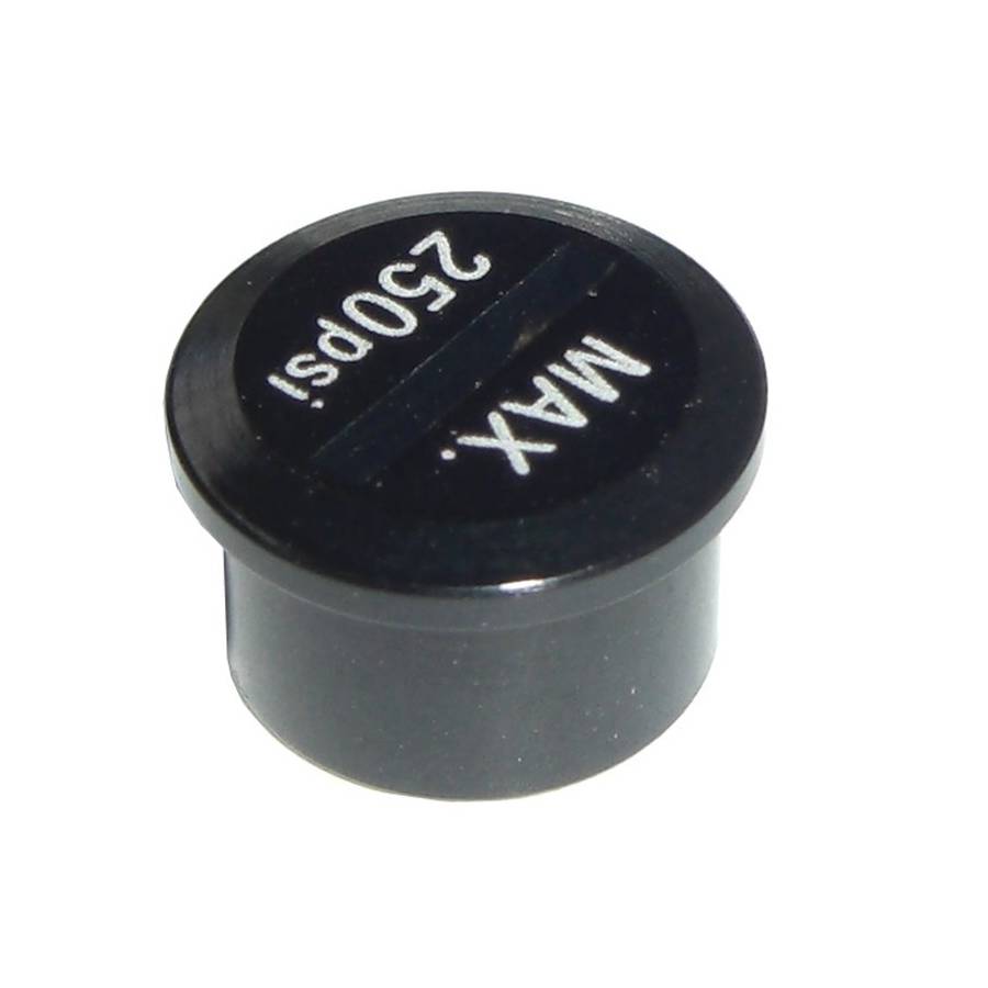 Kindshock Klemmkopfendkappe LEV (4), schwarz (1 Stück)