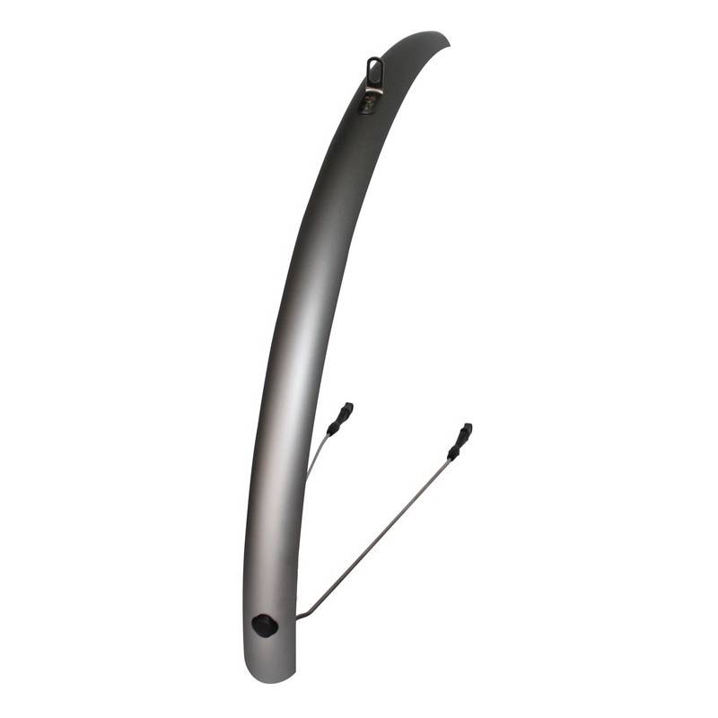 STRONGLIGHT 912675 Schutzblechset R´Light Aluminium 28", matt grau, 48mm, grau (1 Set)