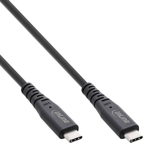 Zwei schwarze USB-C-Kabel mit 