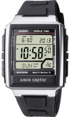 Casio Funk Armbanduhr WV-59E-1AVEF (L x B x H) 48.3 x 39 x 12.5 mm Silber Gehäusematerial=Edelstahl, Resin Material