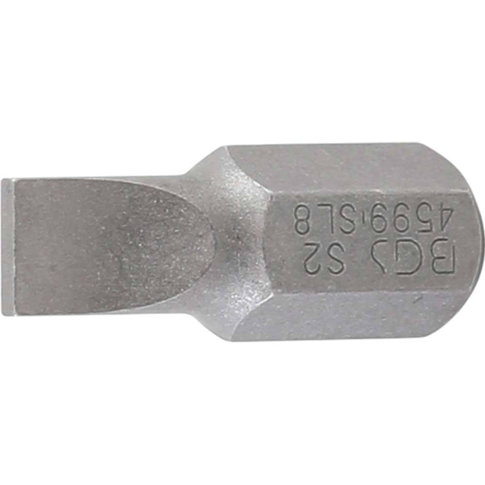 Bit - Antrieb Außensechskant 10 mm (3/8") - Abtrieb Schlitz - 8 mm