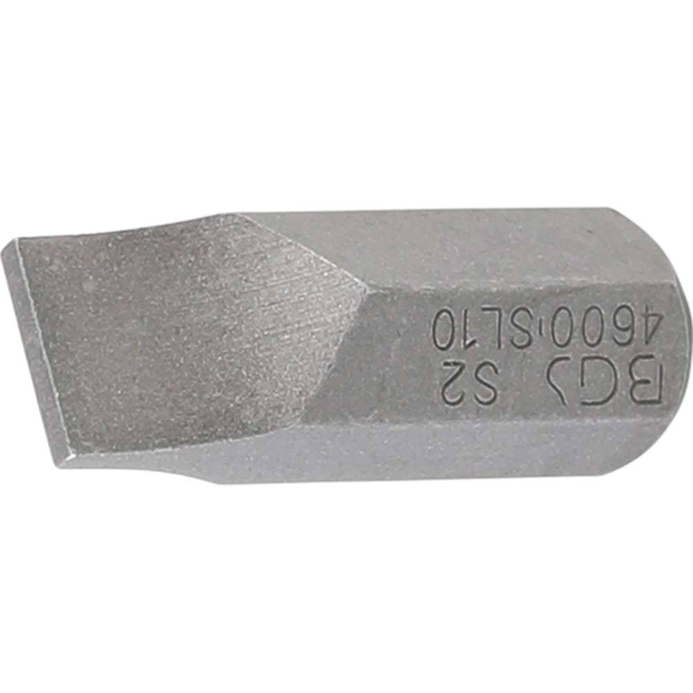 Bit - Antrieb Außensechskant 10 mm (3/8") - Abtrieb Schlitz - 10 mm