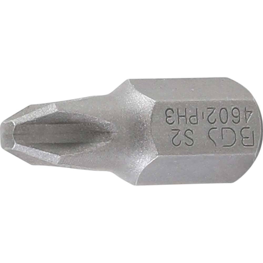 Bit - Antrieb Außensechskant 10 mm (3/8") - Abtrieb Kreuzschlitz (PH) - PH3