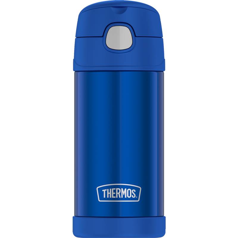 THERMOS Isolier-Trinkflasche FUNTAINER Straw Bottle, blau