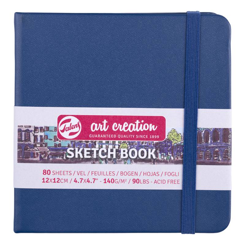 ROYAL TALENS Skizzenbuch Art Creation, 120 x 120 mm, blau