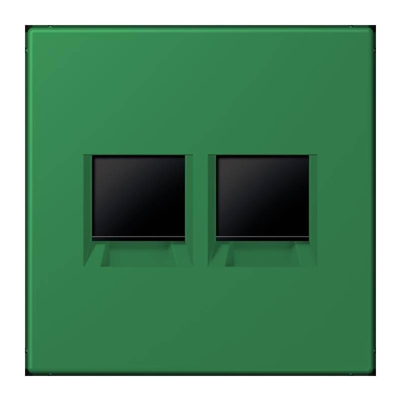 Jung Abdeckung (gerastet) LC 1969-2 WE 219