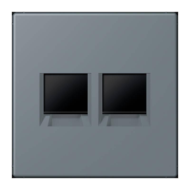 Jung Abdeckung (gerastet) LC 1969-2 WE 251