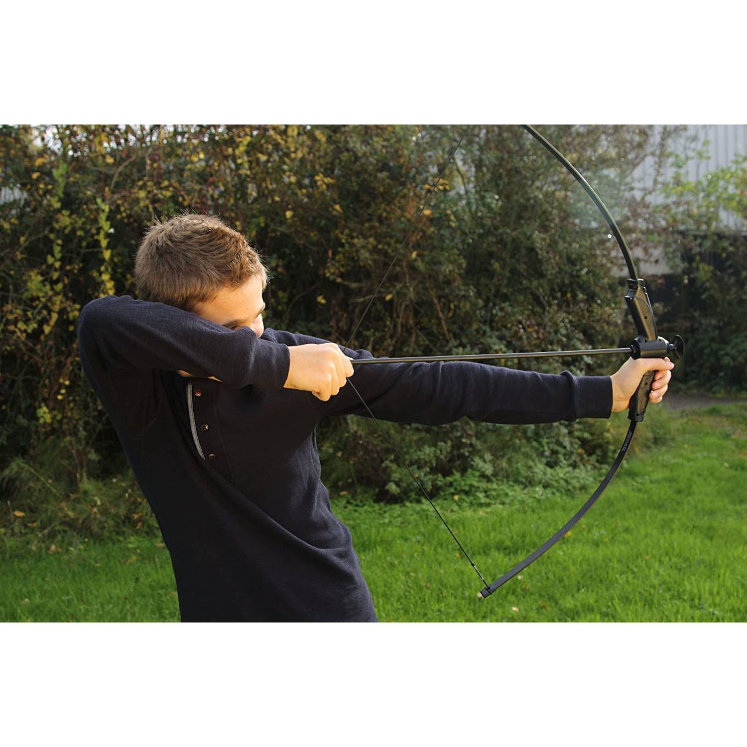 Petron 160/6 STEALTH Archery, Sport-Bogen mit 6 Pfeilen, schwarz, 7-teilig (1 Set)
