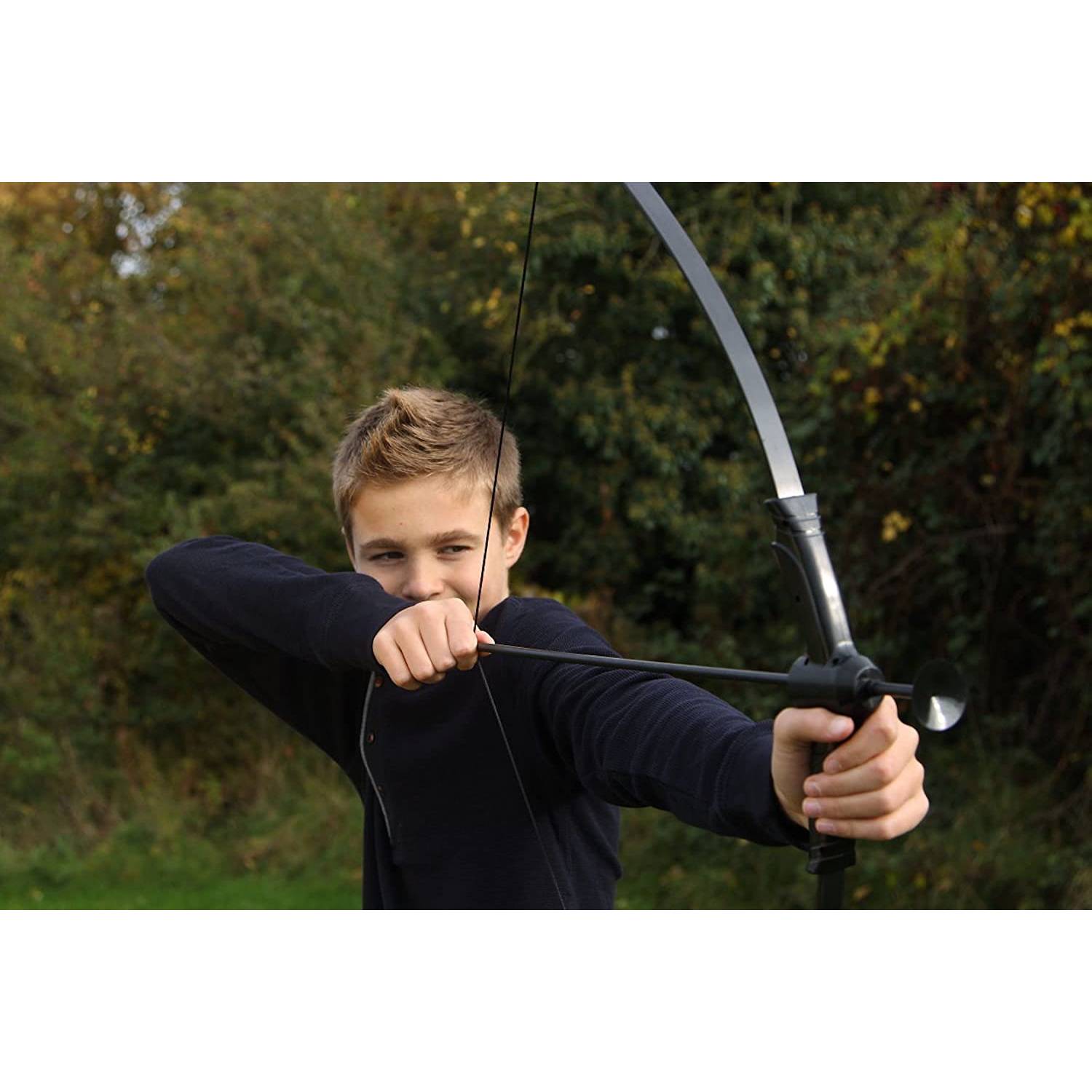 Petron 160/6 STEALTH Archery, Sport-Bogen mit 6 Pfeilen, schwarz, 7-teilig (1 Set)