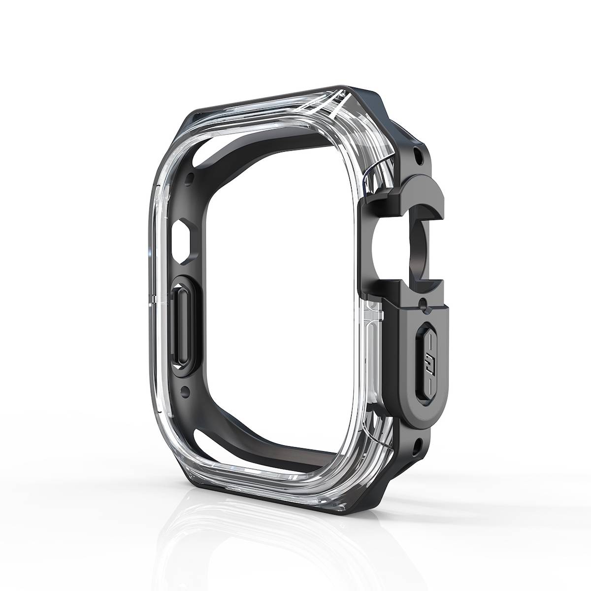 Für Apple Watch Ultra 1 + 2 49mm Uhr Gehäuse Schutz Case Hülle Schwarz