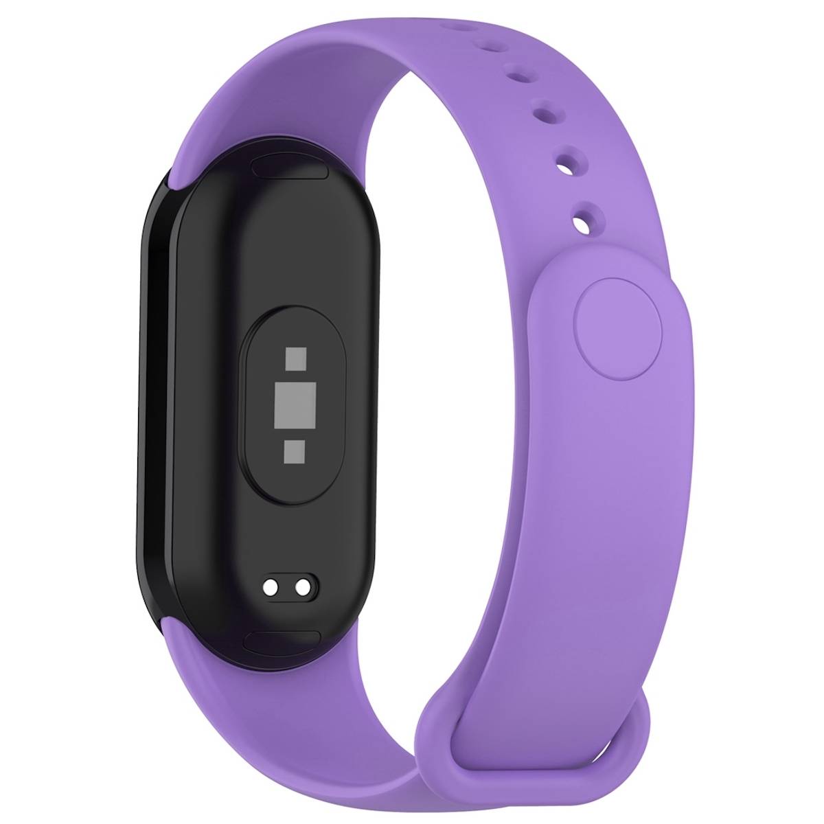 Für Xiaomi Band 8 Premium Sport Silikon Uhrenarmband Armband Lila Neu