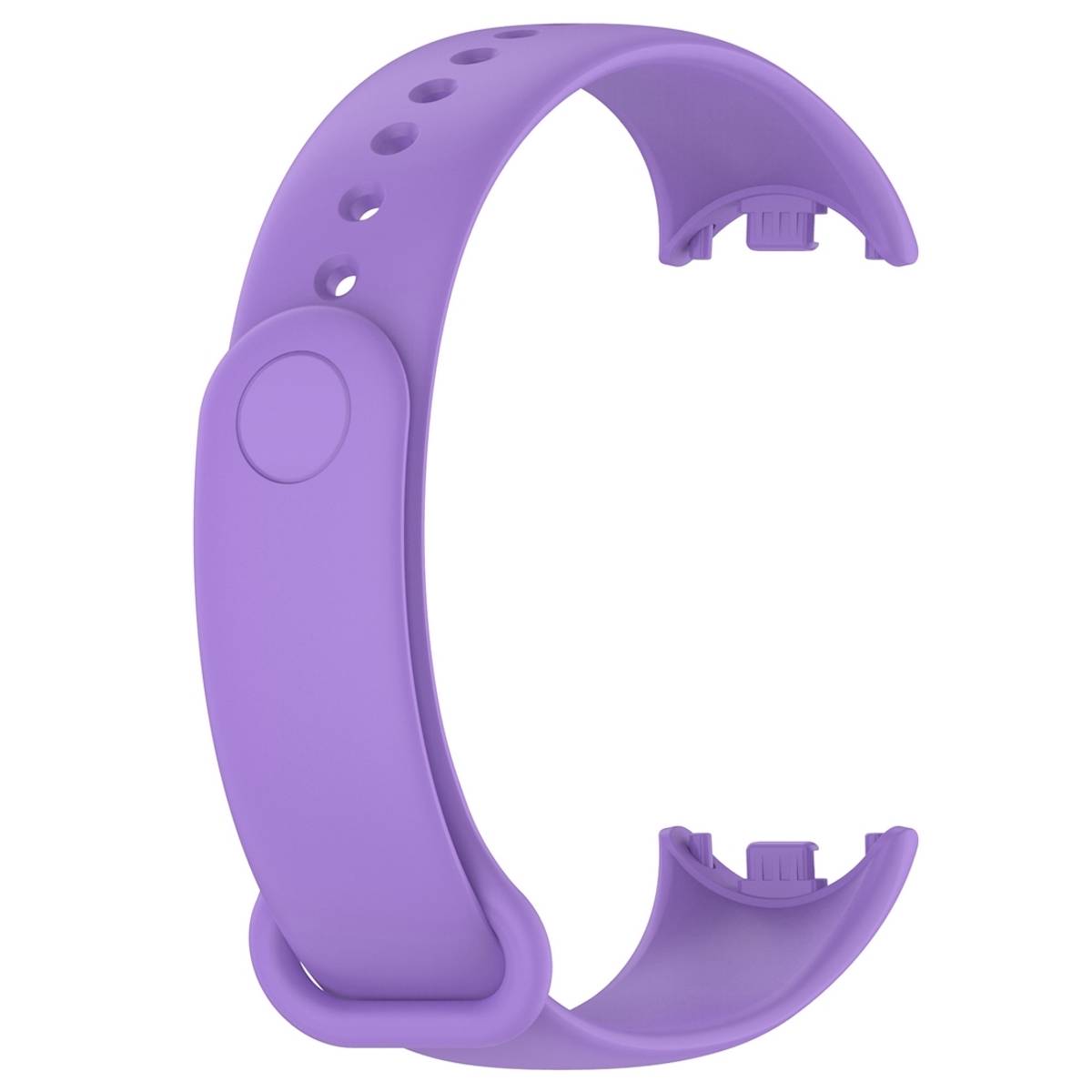 Für Xiaomi Band 8 Premium Sport Silikon Uhrenarmband Armband Lila Neu