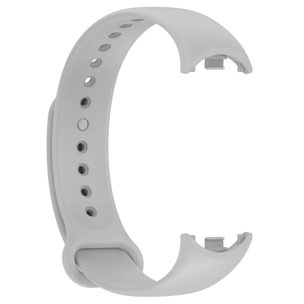 Für Xiaomi Band 8 Premium Sport Silikon Uhrenarmband Armband Grau Neu