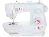 SINGER Fashion Mate, Weiß, Automatische Nähmaschine, Sägen, 4 Step, Variabel, Leiter, Drehregler