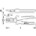KS TOOLS CLASSIC 1000V Seitenschneider beschichteter Arbeitskopf 160mm (117.1721)