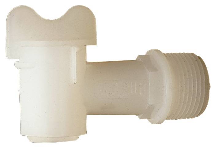 Fasshahn Ku.weiß R 26,9 (¾Zoll)mm