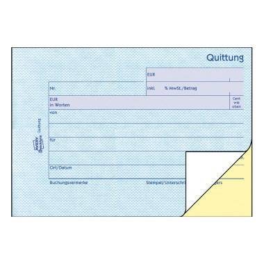 Avery Zweckform Quittung 1736 DIN A6 quer 2x40Blatt