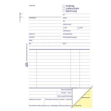 Avery Zweckform Auftragsformular 1739 DIN A5 2x40Blatt