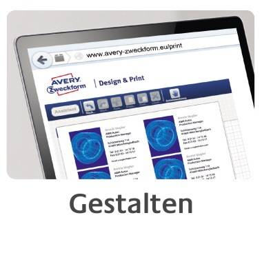 Avery Zweckform Visitenkarte C32010-25 weiß 250 St./Pack.