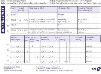 Avery Zweckform Fahrtenbuch 222 DIN A6 quer 40Blatt