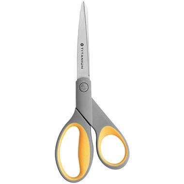 Westcott Schere Titanium Super E-30481 00 21cm grau/gelb