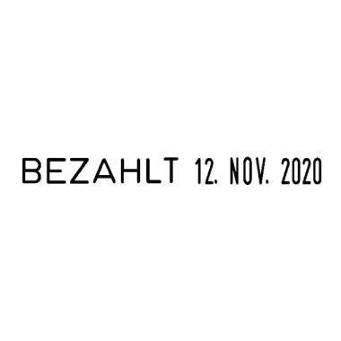 COLOP Stativ-Wortbandstempel 2000/WD D02 K 106975 schwarz