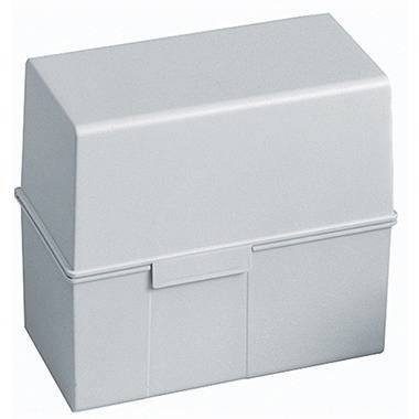 HAN Karteikasten 975-11 DIN A5 quer max. 450Karten PS lichtgrau