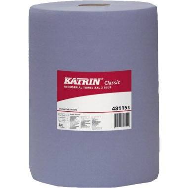 Katrin Wischtuch Classic XXL 481153 2lagig 500Blatt blau 2 Rl./Pack.