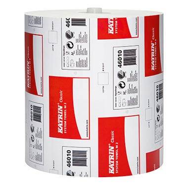 Katrin Handtuchrolle Classic System Towel M2 460102 weiß 6 Rl./Pack.