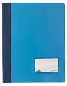 DURABLE Schnellhefter DURALUX 268006 DIN A4 Hartfolie blau