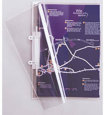 DURABLE Schnellhefter 251219 DIN A4 PVC transparent