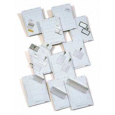 DURABLE Einsteckschild BADGEMAKER 145602 60x90mm weiß 160 St./Pack.