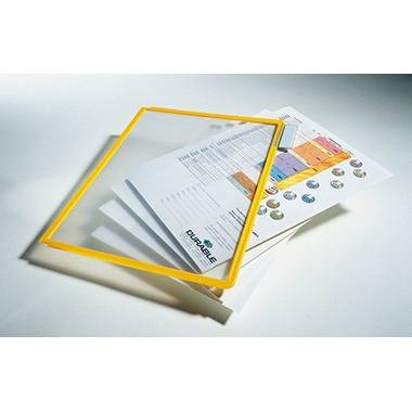 DURABLE Sichttafelständer SHERPA Wall 10 563100 DIN A4 sw/rt