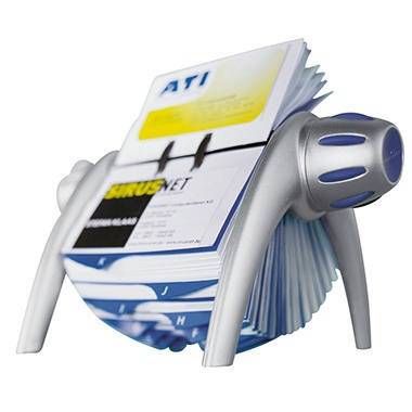 DURABLE Rollkartei VISIFIX FLIP 241723 Kunststoff metallic silber