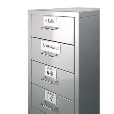 DURABLE Schilderrahmen SCHILDFIX 801519 20x1,5cm PVC tr 10 St./Pack