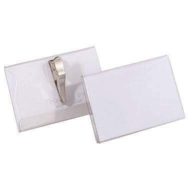 DURABLE Namensschild 811119 90x54mm Kunststoff tr 25 St./Pack.