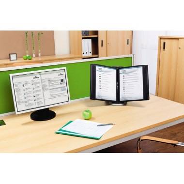 DURABLE Sichttafelständer SHERPA style table 585501 schwarz