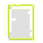 DURABLE Sichttafel SHERPA Panel 560604 DIN A4 PP gelb