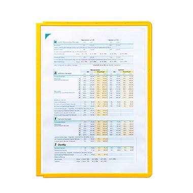 DURABLE Sichttafel SHERPA Panel 560604 DIN A4 PP gelb