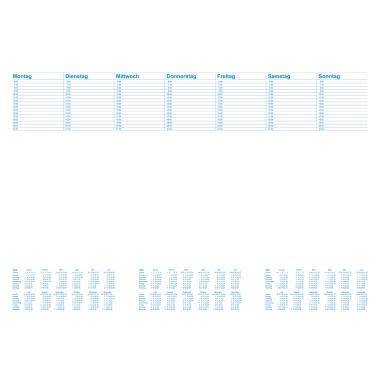 RNK Schreibunterlage Office 46633 480x330mm 30Blatt blanko/Kalender