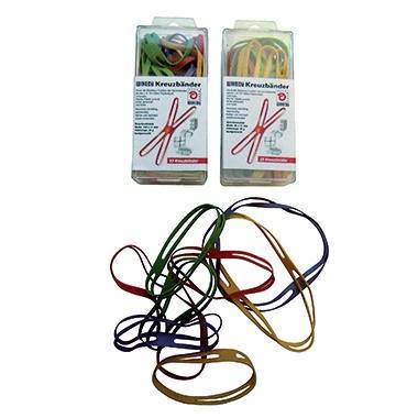 WiHeDü Kreuzband 510.035 150x11mm farbig sortiert 12 St./Pack.