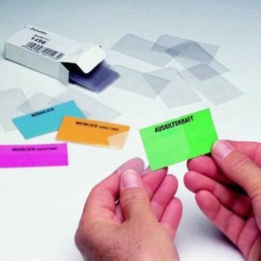 Ultradex Einsteckkarte Planrecord 140709 70x32mm grau 90 St./Pack.