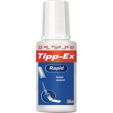 Tipp-Ex Korrekturflüssigkeit Rapid 8119143 schnelltrocknend 25ml weiß